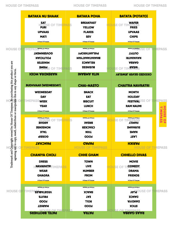 Gujarati Pack I Digital Version I 100 Words